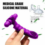 Finger Vibrator G-spot Clit Massager Stimulator Sex Toys for Women Rechargeable