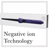 Travel Size Curl Iron Ceramic Heat Barrel Teflon Wand