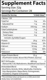 Ascended Vegan Protein Vanilla Milkshake