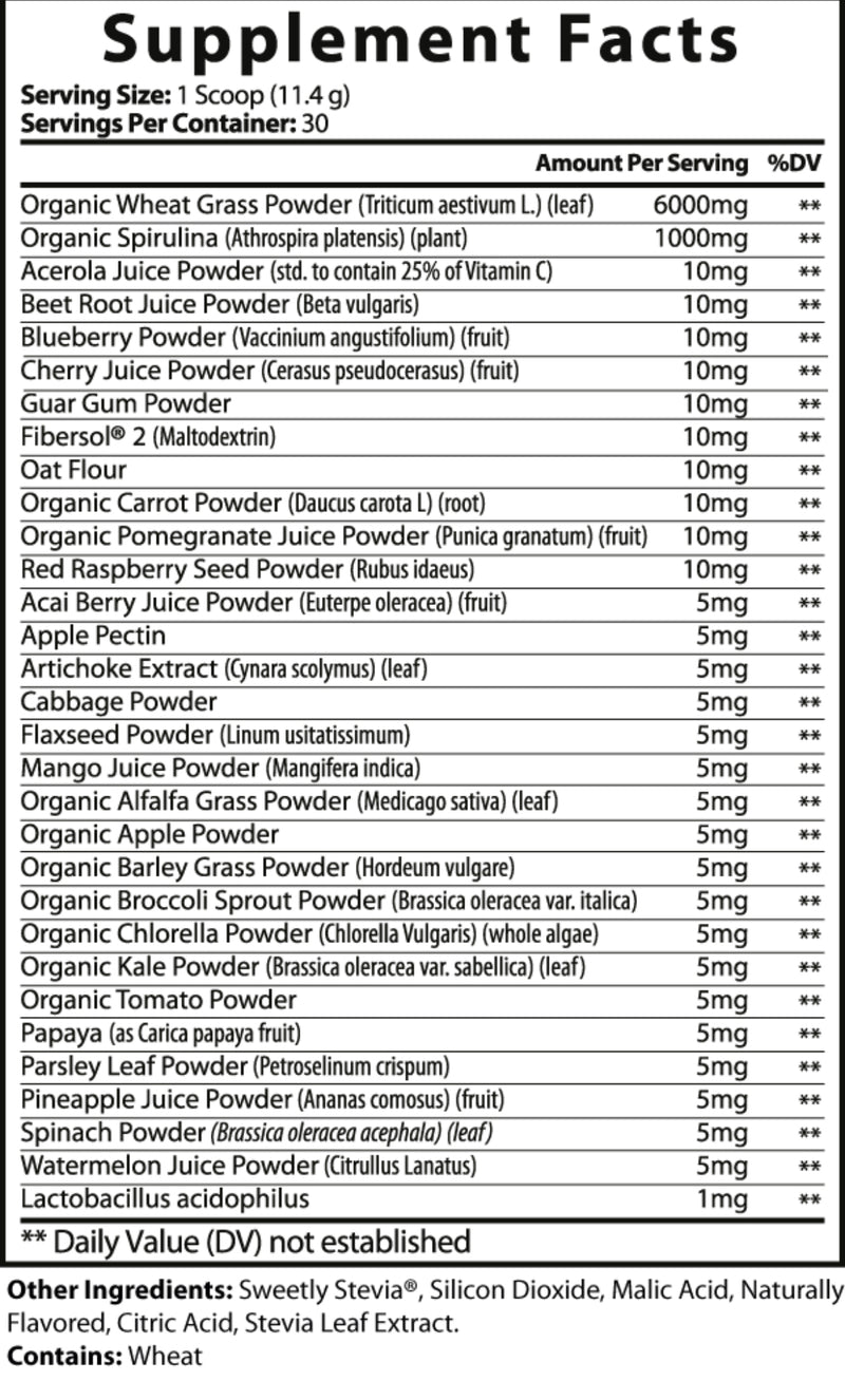 Ascended Organic Super Greens