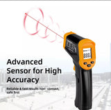 Digital Infrared Thermometer Temperature Gun Laser IR Cooking -50°C-550°C
