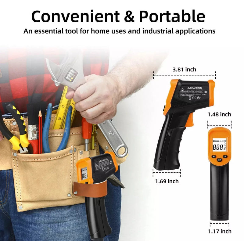 Digital Infrared Thermometer Temperature Gun Laser IR Cooking -50°C-550°C