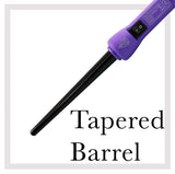Travel Size Curl Iron Ceramic Heat Barrel Teflon Wand
