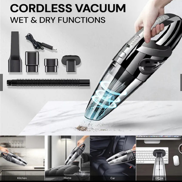Powerful Car Vacuum Cleaner, Portable Wet & Dry Handheld Strong Suction Cleaner