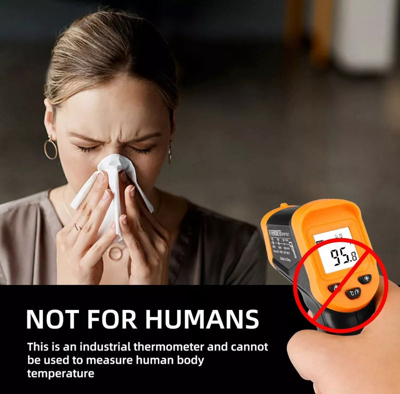Digital Infrared Thermometer Temperature Gun Laser IR Cooking -50°C-550°C