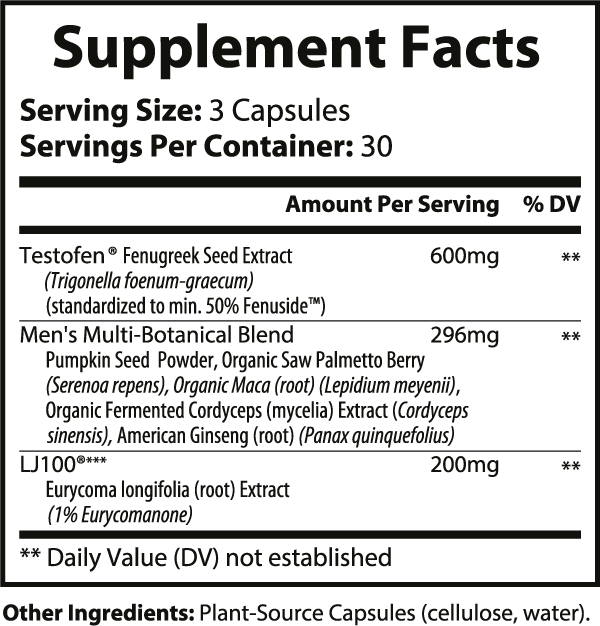 Ascended Testosterone Performance Tri-Stack