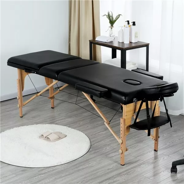 Wooden Portable Massage Table 2 Section