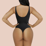 Second-Skin Feel Square Neck Cami Top Thong Bodysuit
