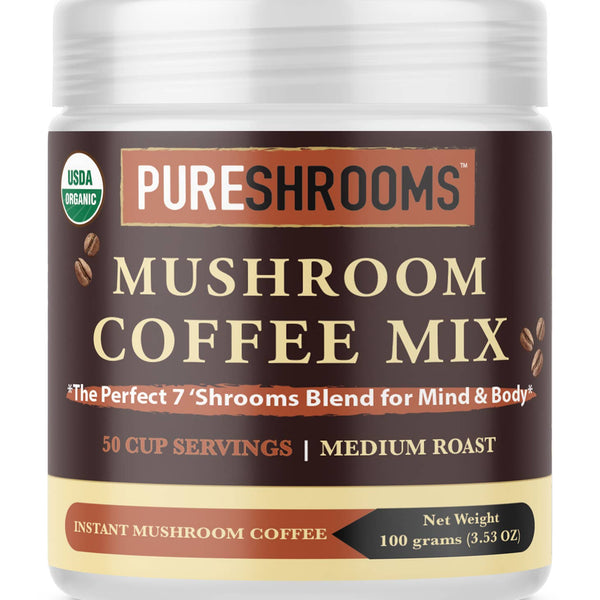Pureshrooms Perfect 7 Mushroom Coffee Mix