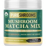 Mushroom Matcha Green Tea Mix w/ Lion'S Mane