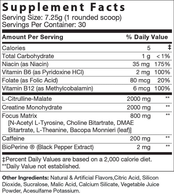 Ascended Pre-Workout (Fruit Punch)