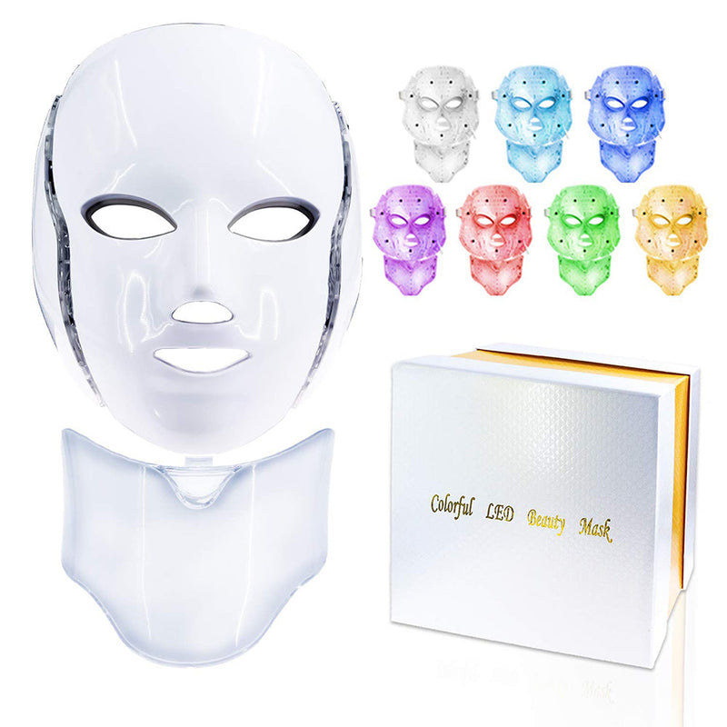 7 Colors LED Photon Therapy Facial Mask